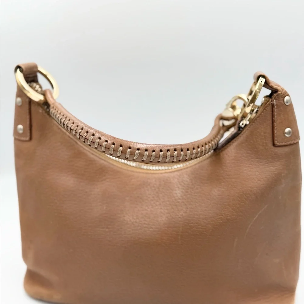 Gucci Brown Leather Shoulder Bag (pelove) - Picture 5 of 11